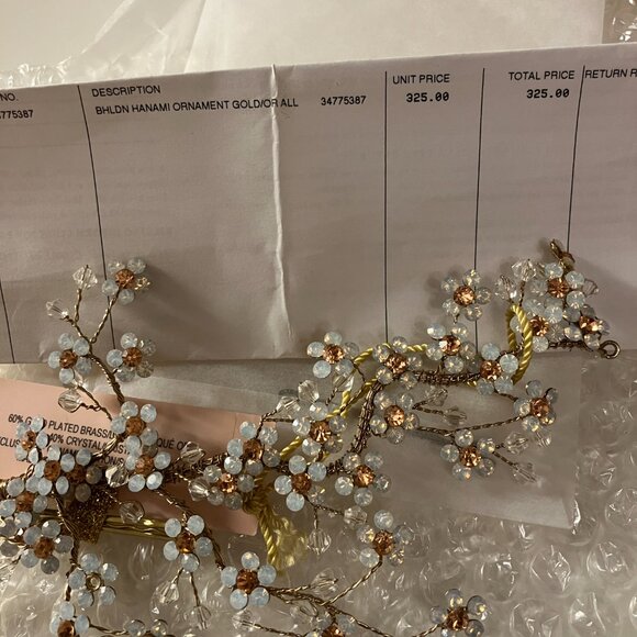 New Beautiful BHLDN Hanami Hair ornament: wedding, occasions, bridal Retail $350 main image 7